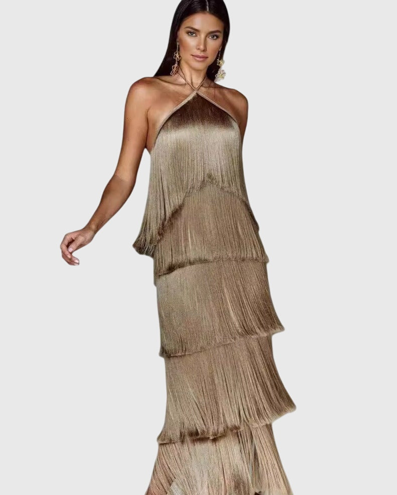 Monique | Robe à Franges