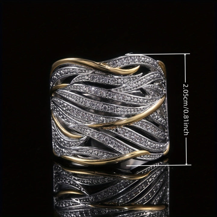 Bague Tressée Élégante Flerlagers