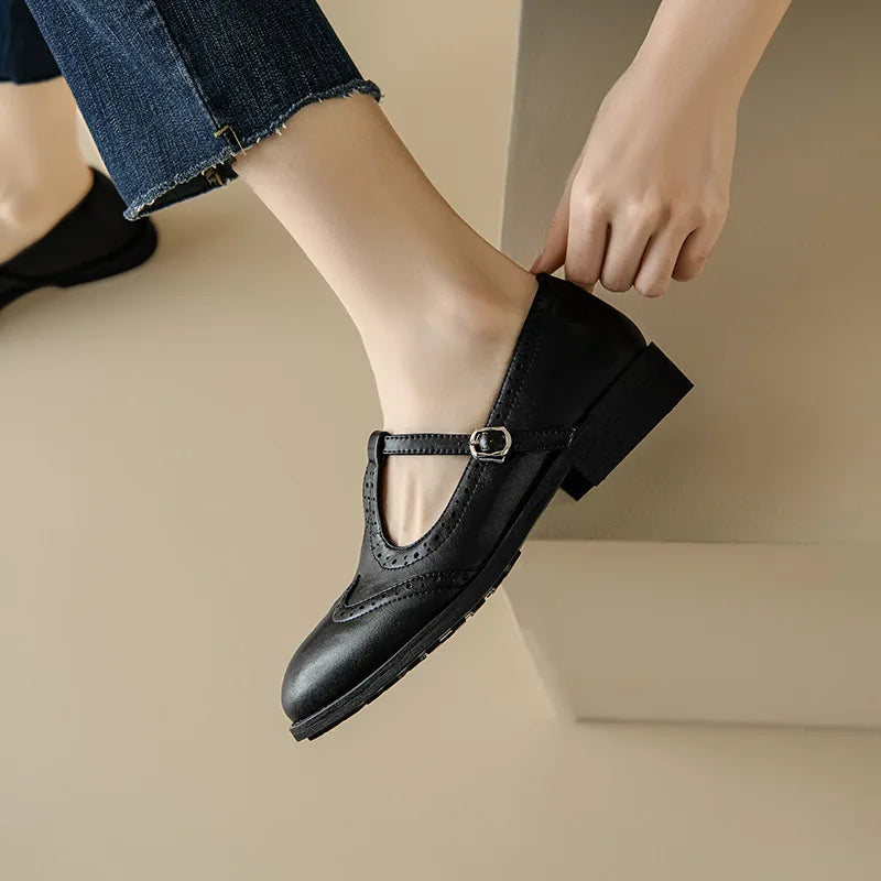 Claire | Élégantes Mary Janes à Tstrap