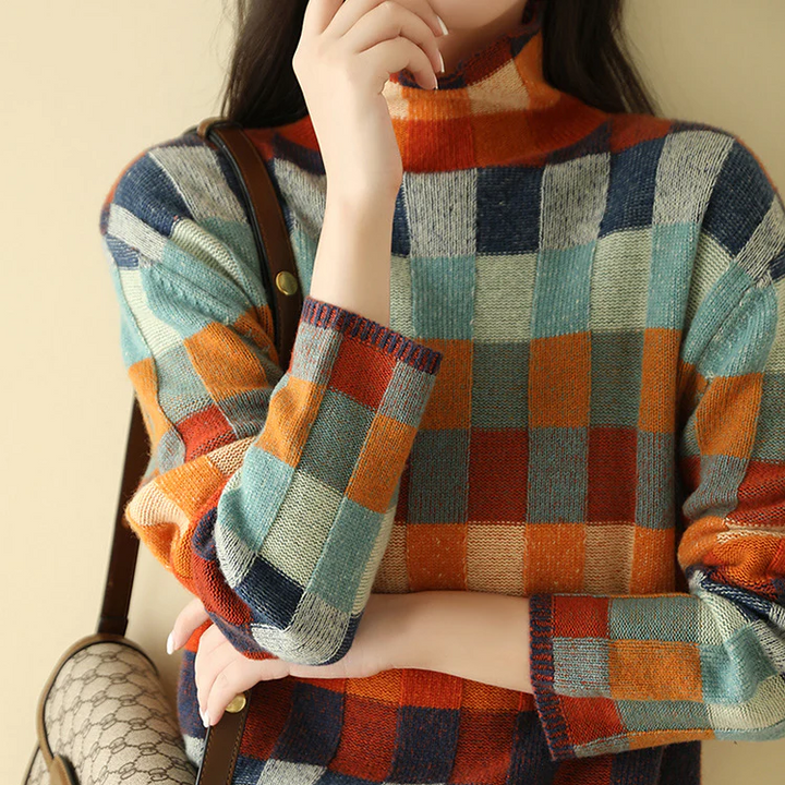 Françoise | Pull rétro confortable